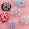 Wholesale Snowflake Spinning Hairy Ball Diamond Ball Crystal Beads