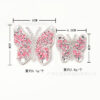 Wholesale Butterfly rhinestone hot stamping embroidery DIY Patches
