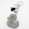 Wholesale creative cartoon animal diamond key chain Cute Keychain