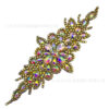 Wholesale Multi colored glass diamond flower water diamond DIY Patches