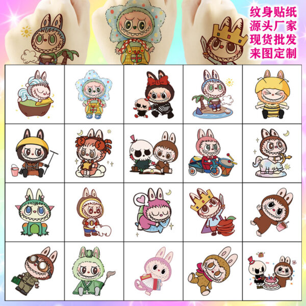 O1CN01MMcMCQ1zd8t1Ujtqv_2214740066736-0-cib Wholesale 5X5Cm Monster Tattoo Stickers Birthday Party OLY Exclusive