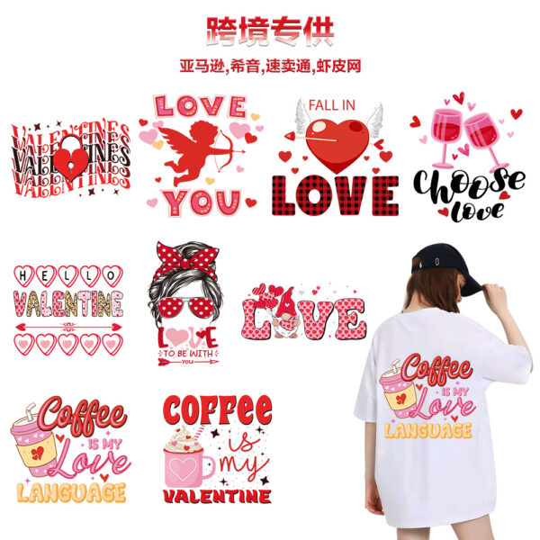 Wholesale Valentine's Day UV DTF Ready to Press Transfers Wraps