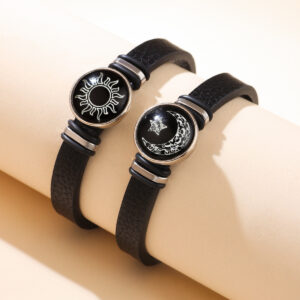 Sun and moon leather style--2 pack