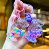 Wholesale Macaron Candy Pendant Luminous Sand Keychain