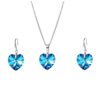 O1CN01MQlPai1YN7X6Gj4xz_2217676353046-0-cib Wholesale Blue heart-shaped crystal silver chain necklace