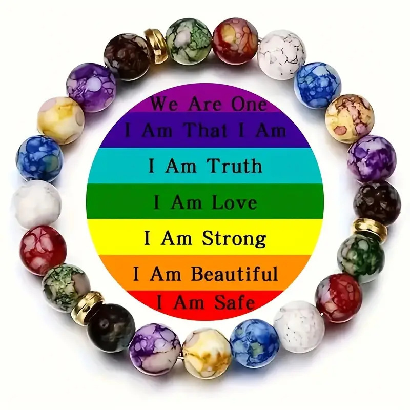 Wholesale color yoga bracelet resin imitation natural stone bracelet