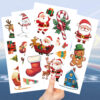 Wholesale 10pcs cartoon Christmas holiday tattoo stickers