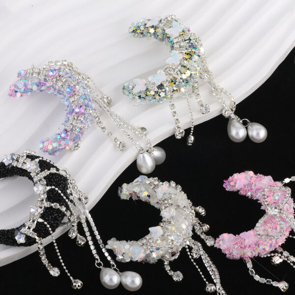 Wholesale Bow Tassel Pearl Sequin Moon Boat Acrylic Diamond Ball Beads