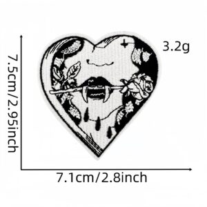 Rose cloth patch 9#
