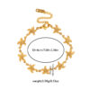 Wholesale Starfish Shell Bracelet Stainless Steel Non-Fading Hand Jewelry