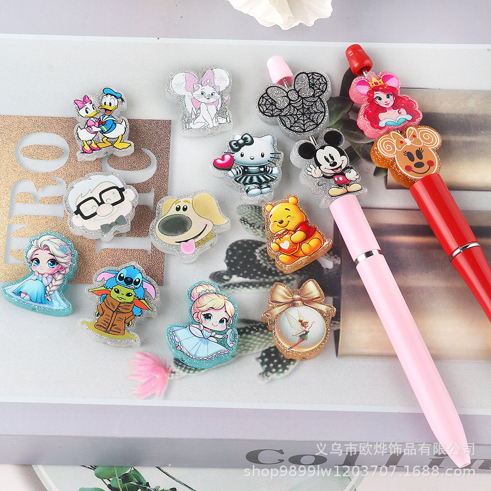 Wholesale Animal And Character-shaped Cartoon DIY Acrylic Beads