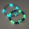 Wholesale Luminous Little Elf Turquoise Beads Paired With A Cute Little Turtle Bracelet.