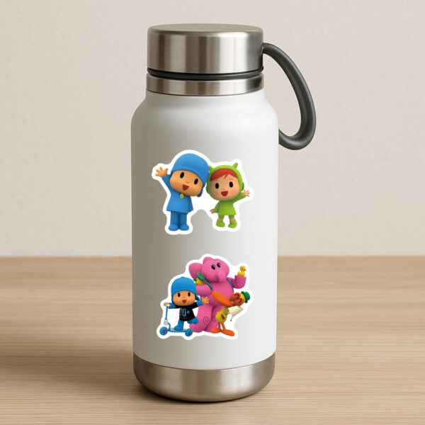 Wholesale 55 Cute Cartoon Animated Waterproof Vinyl Stickers