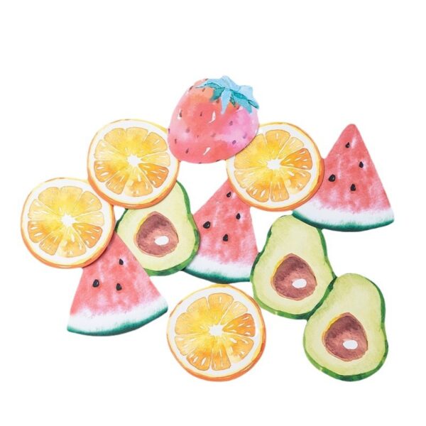 Wholesale Colorful cartoon fruit sticky notes