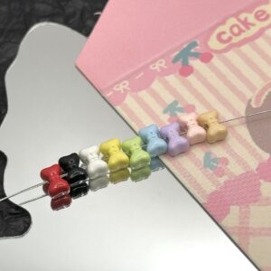 Cream white / About 6.8*4.6mm