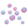 Wholesale 50pcs Creative Diamond Ball Beads DIY Jewelry Accessories