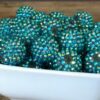 O1CN01MkINfq1QErIjqE5Z3_2201245431945-0-cib Wholesale 50pcs 20MM Resin Plated Aqua Blue AB Color Diamond Ball Beads