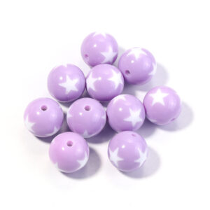 Light purple / Diameter: 12mm, hole diameter 2.8mm, 20 pcs/pack