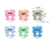 Wholesale colorful cartoon elephant animals 3D focal beads