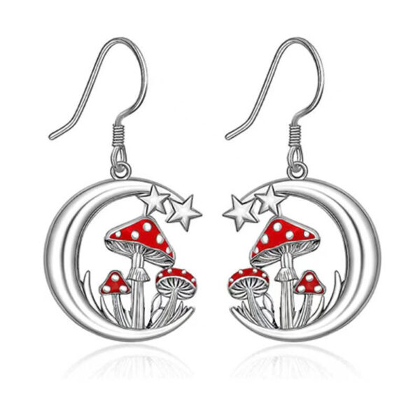 Wholesale Star Moon Mushroom Easter Earrings