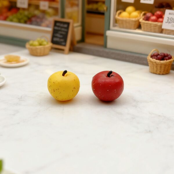 Wholesale Mini Apple Miniature Food Toy Fruit Ornaments