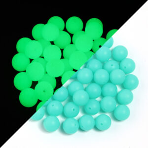 Luminous green / Diameter 15mm, aperture 2.4mm, 5 pieces/pack