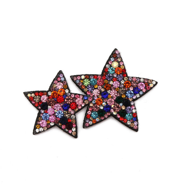 Wholesale Full Diamond Pentagram Water Diamond Embroidery DIY Patches