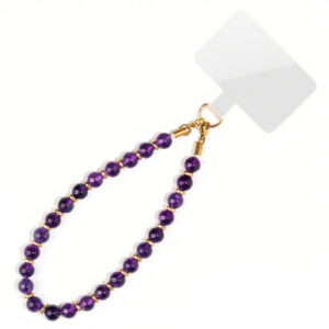 Amethyst mobile phone chain