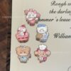 Wholesale 10pcs baking bread cartoon cat relief acrylic beads
