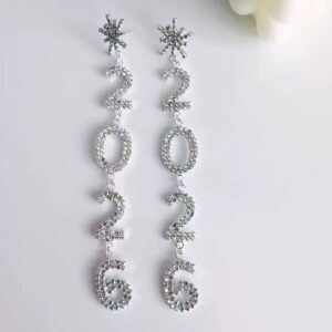 Snowflake 2026ab diamond silver / Gold plated