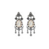 Wholesale Vintage long water droplet multi-layer Bohemian style earrings
