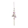 Wholesale Creative Jellyfish Wind Chime Glass Lily Flower Keychain
