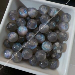 12mm hole 2.0mm gray / Starry sky cat eyes