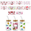 Wholesale Hello Kitty Hello Kitty UV DTF transfer crystal transparent sticker waterproof scratch-resistant cartoon wholesale cross-border