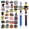Wholesale Random 100pcs Hat Graduation Season Series Focal Beads