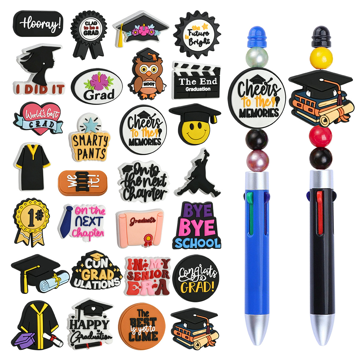 Wholesale Random Hat Graduation Season Series Focal Beads