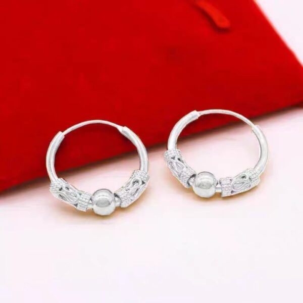 O1CN01Mw2wCd1hR5P2VWsfX_2208074034273-0-cib Wholesale Rotatable Earrings Feminine Niche Design Fortune Transfer Simple Earrings
