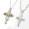Wholesale Summer New Cross Necklace Double-Layer Accessory