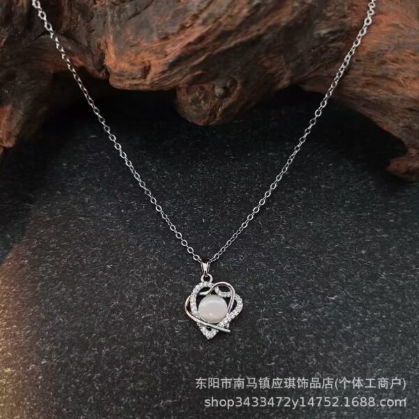 O1CN01MzcMCX1Ck5qVMhWQk_2221262130118-0-cib Wholesale Love zircon titanium steel necklace