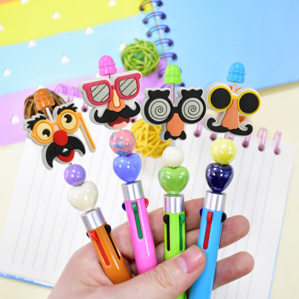 O1CN01N0R2HO28wE4Bh1SNM_2218983507996-0-cib Wholesale Random 100pcs April Fool's Day-themed Funny Mustache DIY PVC Soft Rubber Beads