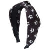 Wholesale Sports style colorful football printed wide edge headband