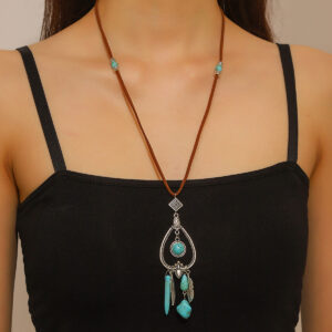 Wholesale Bohemian Ethnic Turquoise Necklace