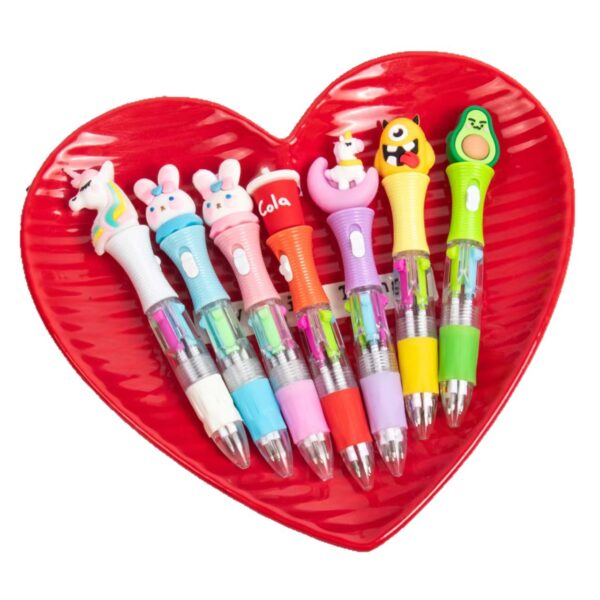 O1CN01N2Hfra1qCjcp90p1o_2220865205460-0-cib Wholesale Manufacturer's Sply Cartoon Mini Four Color Pen special