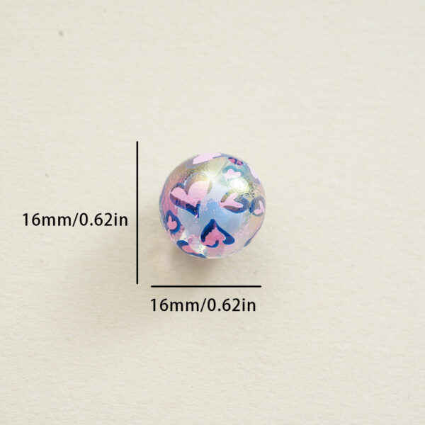 O1CN01N4pTdg20wfP5pw54t_2218603856914-0-cib Wholesale Printed two-color love beads in beads acrylic beads