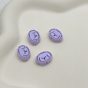 Line puppy [light purple] / 14.2*10.3mm