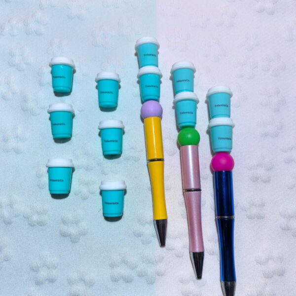 Wholesale 3D Cute Cartoon Cup Silicone Beads DIY Beads 10pcs/pack OLY Exclusive