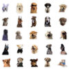 Wholesale 50pcs cute cartoon dog expression Waterproof Vinyl Stickers