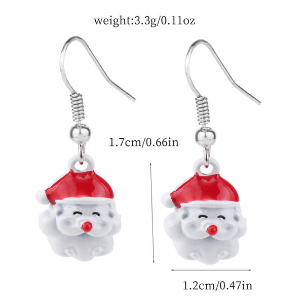Wholesale Christmas Tree Santa Claus Snowman Earrings