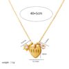 Wholesale Mother's Day letter zircon love pendant necklace