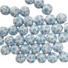 O1CN01NBHKEa1QErIcLx4WY_2201245431945-0-cib Wholesale 5pcs 20MM Acrylic Blue Snowflake Pattern Printed Beads